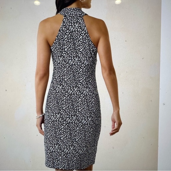 Tommy Bahama Black and White Halter Dress - Picture 2 of 7